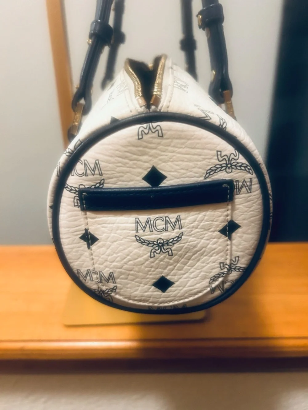 MCM navy blue